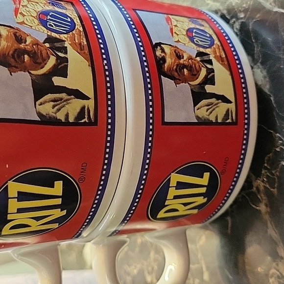 Lot 3x Vintage premium Plus RitZ crackers primo soup mugs cup - Picture 2 of 10